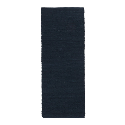 Gorbio runner, blue, 90% jute & 10% cotton | URBANARA runners