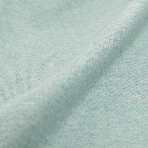 Sabugal fitted sheet, light grey green melange, 100% cotton | URBANARA fitted sheets