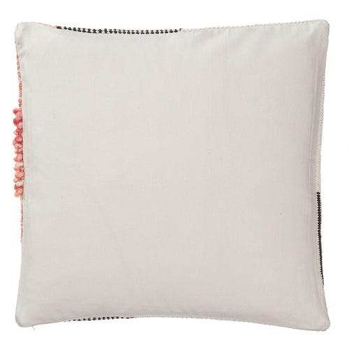 Bahadri cushion cover, natural white & black & papaya, 30% wool & 70% cotton |High quality homewares