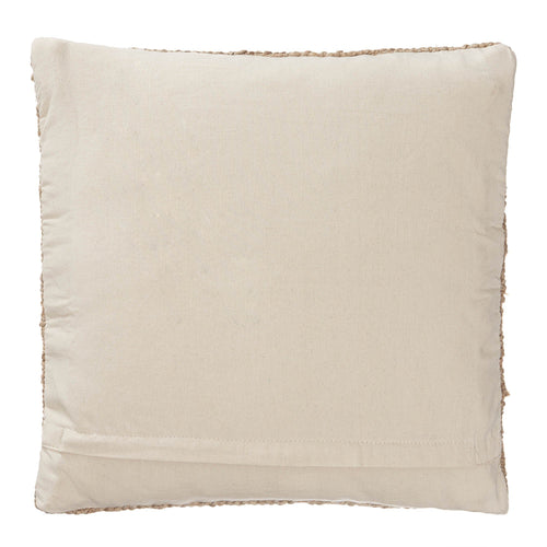Silani cushion, natural, 90% jute & 10% cotton & 100% cotton |High quality homewares