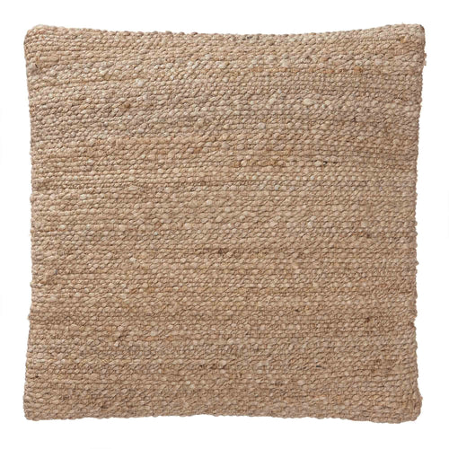 Silani cushion, natural, 90% jute & 10% cotton & 100% cotton