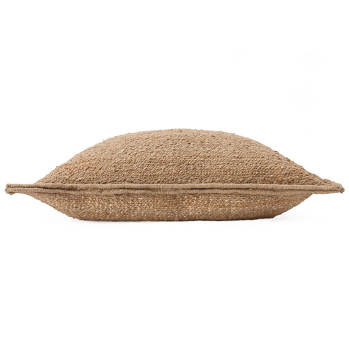Silani cushion, natural, 90% jute & 10% cotton | URBANARA stools & poufs