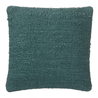 Silani cushion, grey green, 90% jute & 10% cotton & 100% cotton