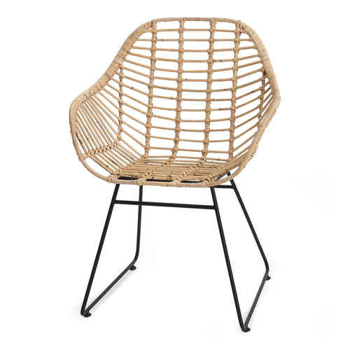 Palu Rattan Chair natural, 100% rattan | URBANARA small furniture