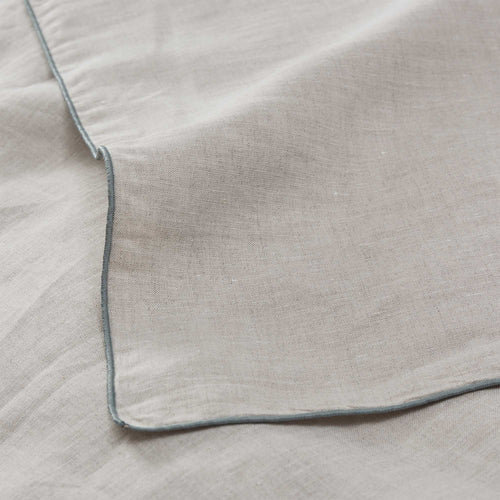 Alvalade tea towel in natural & green grey, 100% linen |Find the perfect dishcloths