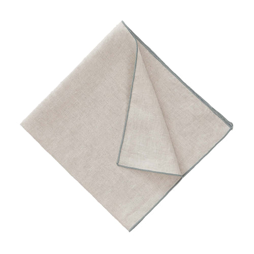 Alvalade table cloth in natural & green grey, 100% linen |Find the perfect tablecloths
