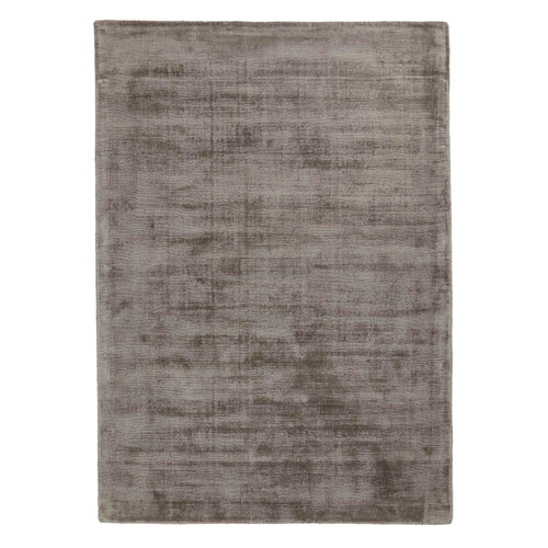 Lerici rug, grey, 100% viscose | URBANARA viscose rugs