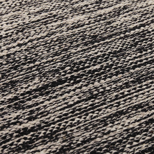 Ziller runner in black & natural white, 100% cotton |Find the perfect runners