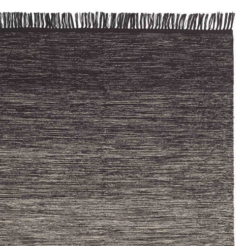 Ziller rug, grey & natural white, 100% cotton