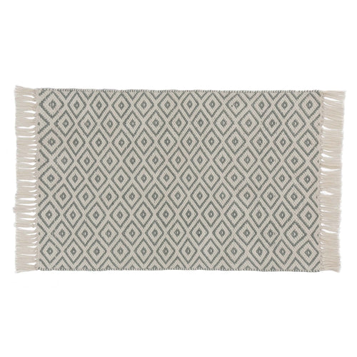Barota doormat, green grey & white, 100% pet