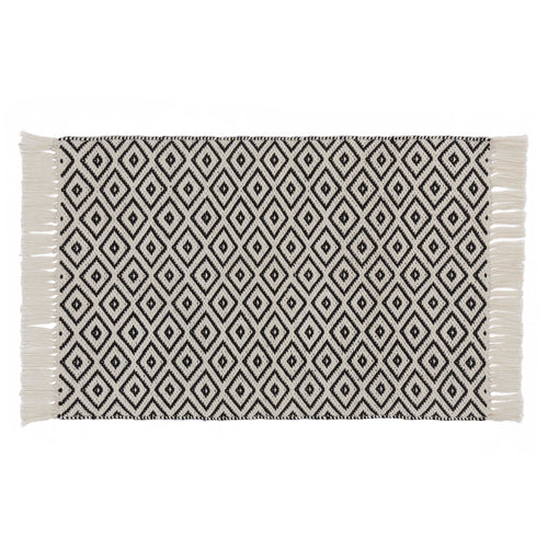 Barota doormat, black & white, 100% pet