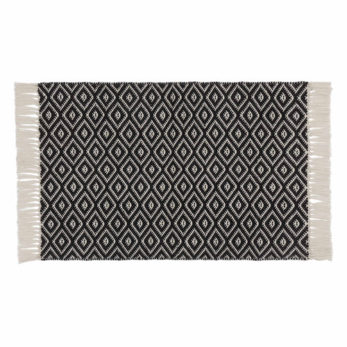 Barota doormat, black & white, 100% pet | URBANARA outdoor accessories