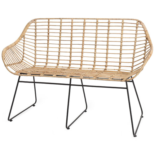 Palu bench in natural, 100% rattan |Find the perfect small furniture