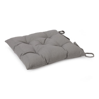 Isaka cushion, light grey, 100% cotton & 100% polyester
