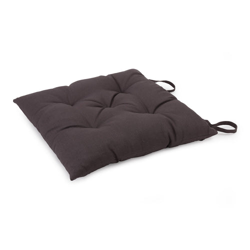 Isaka cushion, dark grey, 100% cotton & 100% polyester