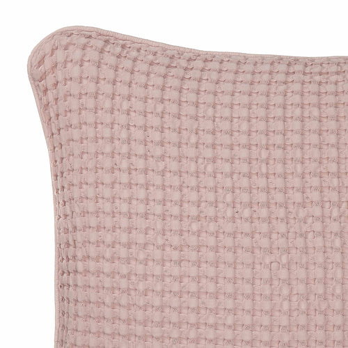 Veiros cushion cover, powder pink, 100% cotton |High quality homewares