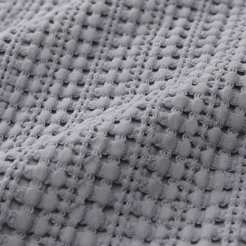 Anadia Throw, light grey, 100% cotton | URBANARA