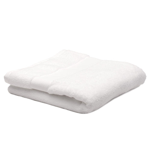 Alvito hand towel, white, 100% zero twist cotton | URBANARA cotton towels