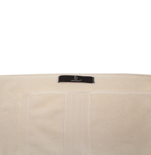 Salema hand towel, cream, 100% supima cotton |High quality homewares