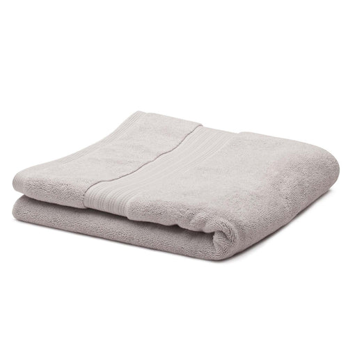 Salema hand towel, light grey, 100% supima cotton | URBANARA cotton towels