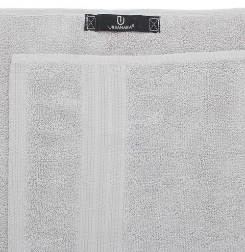 Salema hand towel, light grey, 100% supima cotton |High quality homewares