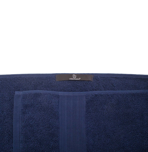 Salema hand towel, dark blue, 100% supima cotton |High quality homewares