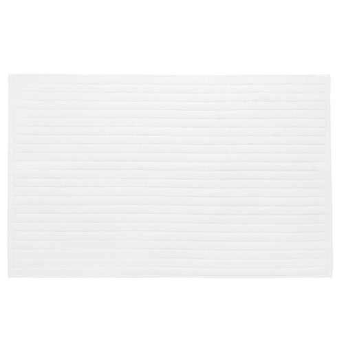 Alvito bath mat, white, 100% zero twist cotton