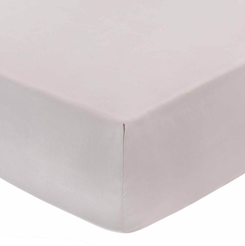 Lucca fitted sheet, taupe, 100% silk