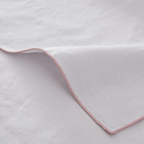 Alvalade Napkin Set light grey & powder pink, 100% linen | Find the perfect napkins