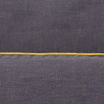 Alvalade Napkin Set dark grey & bright mustard, 100% linen | Find the perfect napkins