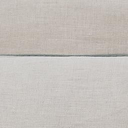 Alvalade cushion cover in natural & green grey, 100% linen |Find the perfect cushion covers