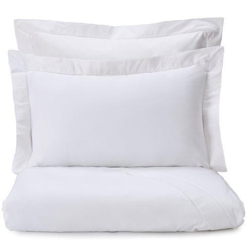 Arles Duvet Cover white, 100% combed and mercerized cotton