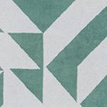 Arua beach towel in aqua & white & papaya, 100% cotton |Find the perfect beach towels