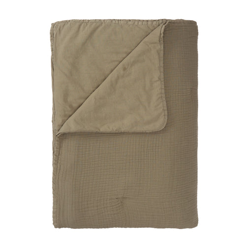 Azore Bedspread [Olive green]