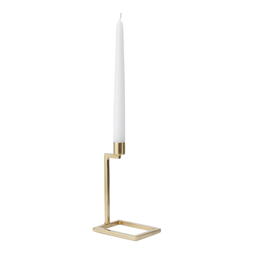 Betwa candle holder, brass, 100% iron