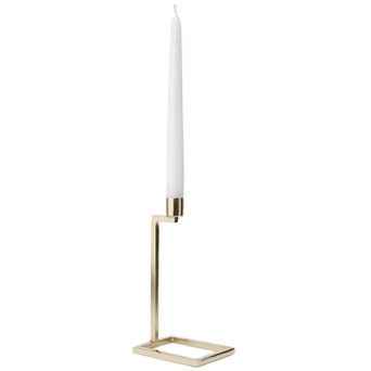 Betwa candle holder, brass, 100% iron