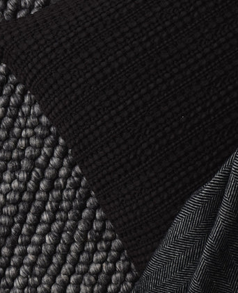 Anadia Cushion charcoal, 100% cotton