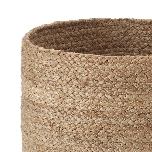Chenab Storage Basket natural, 100% jute | URBANARA storage baskets