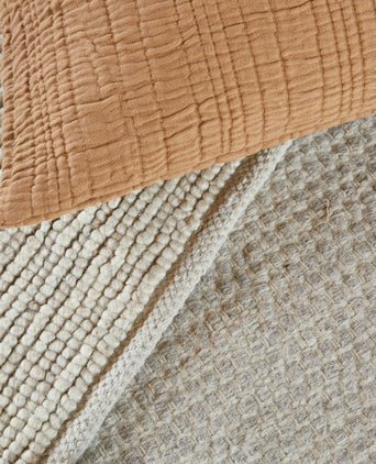 Kolong Wool Rug stone grey melange & off-white, 100% wool