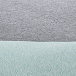 Coria pillowcase, light grey green melange & grey melange & grey, 100% cotton |High quality homewares