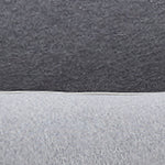 Coria pillowcase in light grey melange & charcoal melange & grey, 100% cotton |Find the perfect jersey bedding