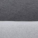 Coria duvet cover in light grey melange & charcoal melange & grey, 100% cotton |Find the perfect jersey bedding