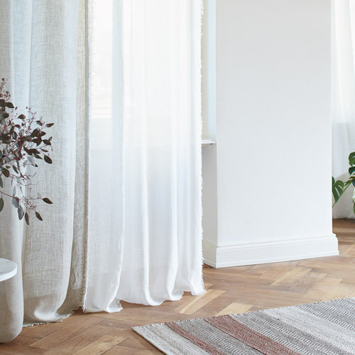 Kiruna Linen Curtain in white | Home & Living inspiration | URBANARA