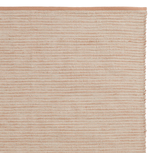 Rug Duburi Pale terracotta & Natural white, 100% Cotton