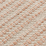 Rug Duburi Pale terracotta & Natural white, 100% Cotton | High quality homewares 