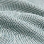 Ilhavo Towel green grey & natural white, 100% organic cotton | URBANARA cotton towels