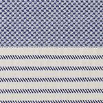 Kadan cushion cover, ultramarine & white, 50% linen & 50% cotton |High quality homewares