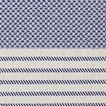 Kadan cushion cover, ultramarine & white, 50% linen & 50% cotton |High quality homewares