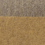 Karby Wool Blanket mustard & grey, 100% new wool | URBANARA wool blankets