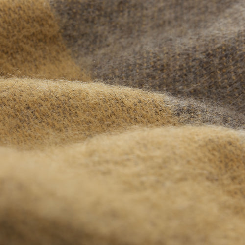 Karby Wool Blanket in mustard & grey | Home & Living inspiration | URBANARA